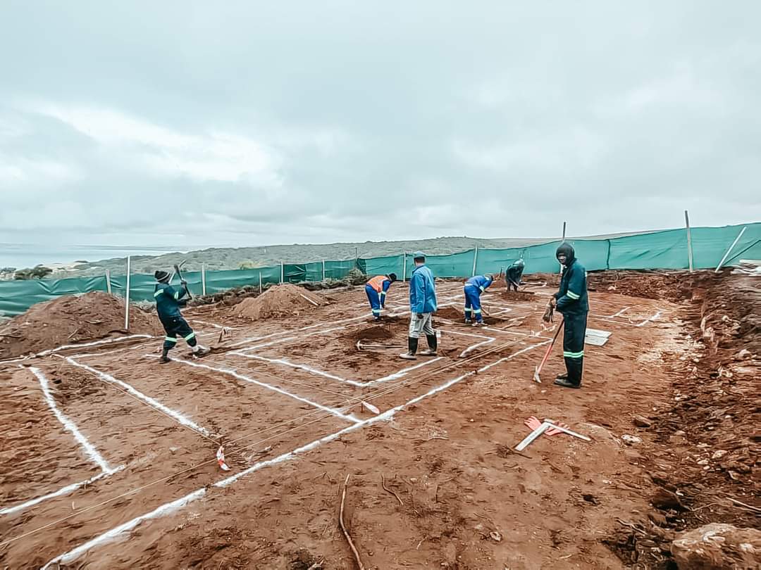 Foundation setting out and excavation