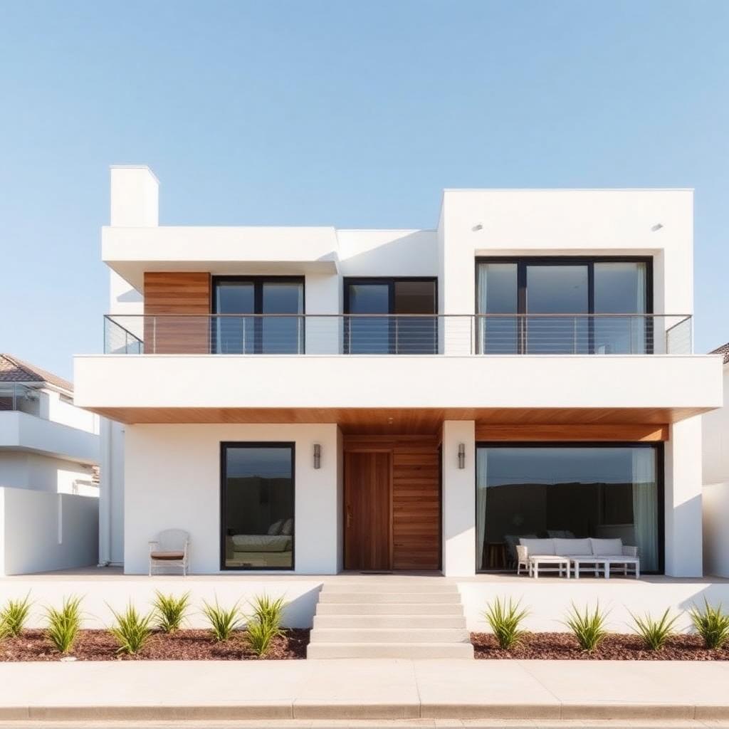 Modern coastal home build